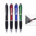 Twist action plastic stylus pen,with digital full color process